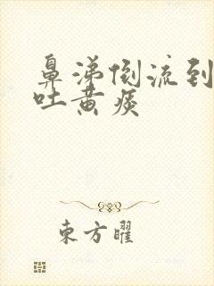 鼻涕倒流到咽喉吐黄痰封面