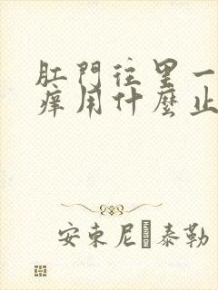 肛门往里一点很痒用什么止痒