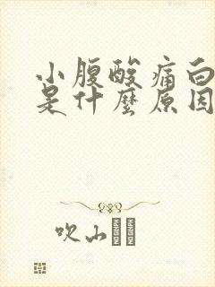 小腹酸痛白带多是什么原因封面