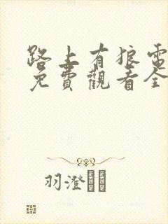 路上有狼电视剧免费观看全集