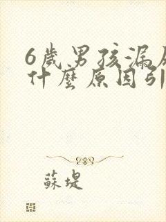 6岁男孩漏尿是什么原因引起的封面