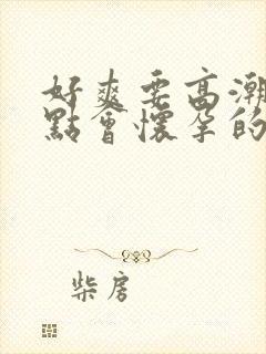 好爽要高潮了深点会怀孕的封面