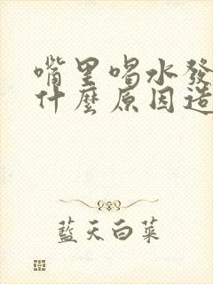 嘴里喝水发苦是什么原因造成的