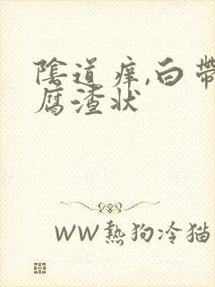 阴道痒,白带豆腐渣状