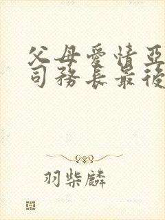 父母爱情亚菲和司务长最后结局