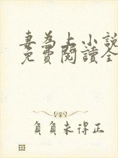 妻为上小说全文免费阅读全文