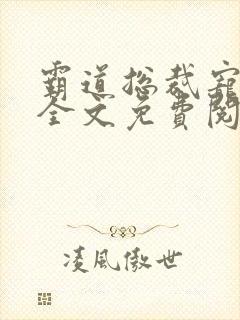 霸道总裁宠萌妻全文免费阅读封面