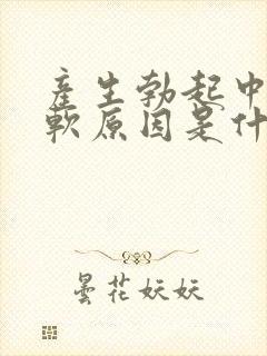 产生勃起中途疲软原因是什么