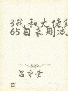 3我和大佬的365日未删减版