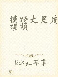 模特大尺度在线视频