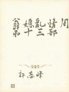 翁媳乱情周梦莹第十三部