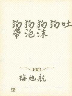 狗狗狗狗吐黄水带泡沫