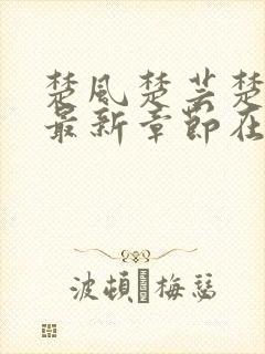 楚风楚芸楚鸿飞最新章节在线阅读