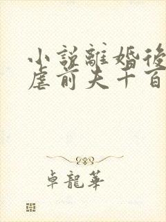 小说离婚后,我虐前夫千百遍在线阅读