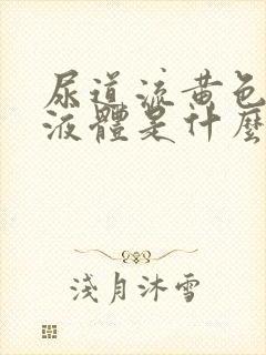 尿道流黄色脓状液体是什么病