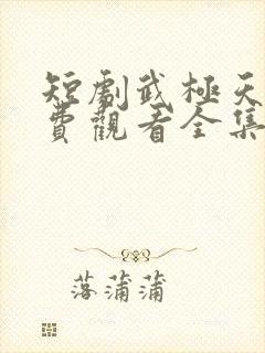 短剧武极天尊免费观看全集封面