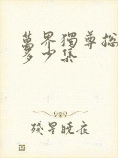 万界独尊总共有多少集