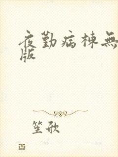 夜勤病栋无删减版