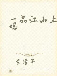 一品江山上市了吗