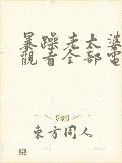 暴躁老太婆免费观看全部电视剧