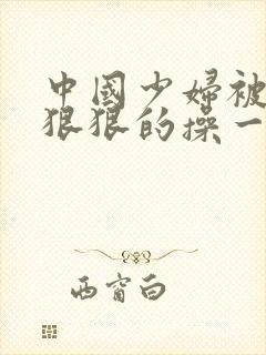 中国少妇被黑人狠狠的操一区二区三区封面