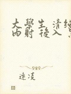 大学生 清纯 内射 后入 黑丝