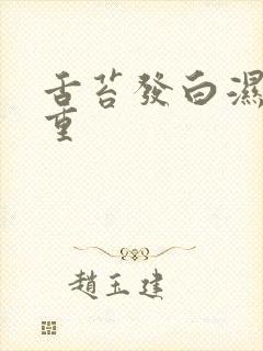 舌苔发白湿气太重封面