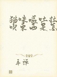 猫咪呕吐拉稀不吃东西是怎么回事