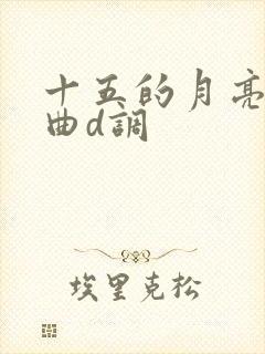 十五的月亮伴奏曲d调封面