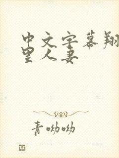 中文字幕翔田千里人妻