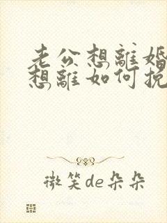 老公想离婚我不想离如何挽救封面