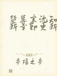 楚慕寒沈知意最新章节更新免费阅读