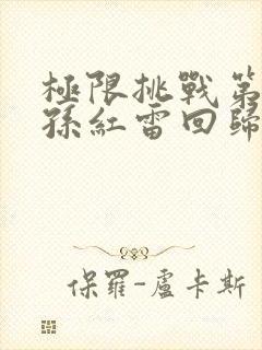 极限挑战第五季孙红雷回归是哪一期