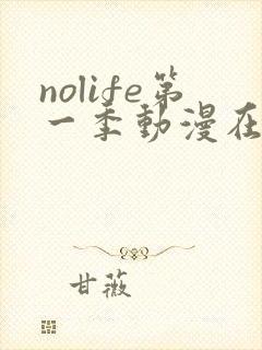 nolife第一季动漫在线观看