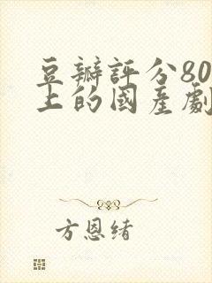 豆瓣评分80以上的国产剧