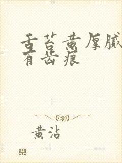 舌苔黄厚腻发白有齿痕