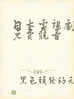日本电视剧在线免费观看
