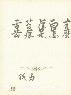 舌苔厚白有裂纹齿痕是怎么回事封面