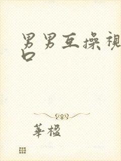 男男互操视频入口