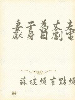 妻子为丈夫升职献身日剧电影封面