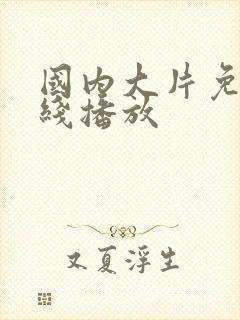 国内大片免费在线播放