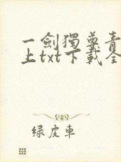 一剑独尊青鸾峰上txt下载全本免费