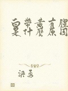 白带黄有腥臭味是什么原因引起的