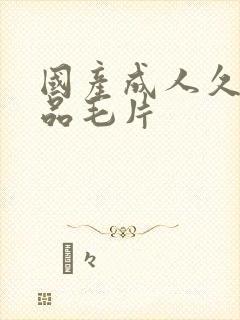 国产成人久久精品毛片