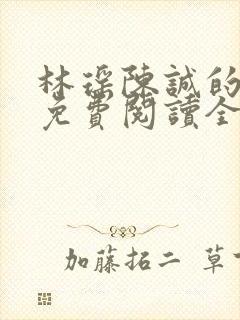 林瑶陈诚的小说免费阅读全文