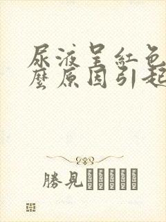 尿液呈红色是什么原因引起的