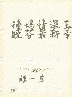 后妈情深王磊杨晓芬最新章节更新