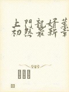 上门龙婿叶辰萧初然最新章节更新