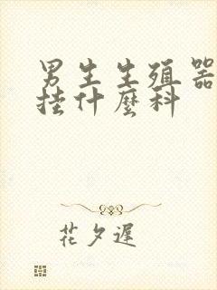 男生生殖器发炎挂什么科