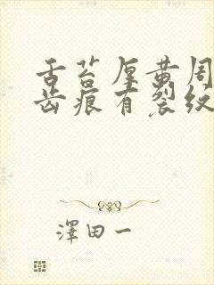 舌苔厚黄周边有齿痕有裂纹